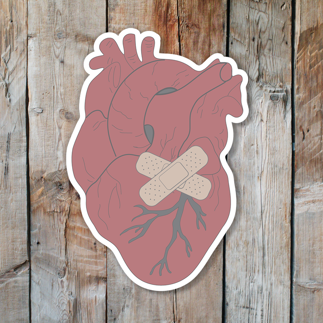 Hearts Heal Sticker