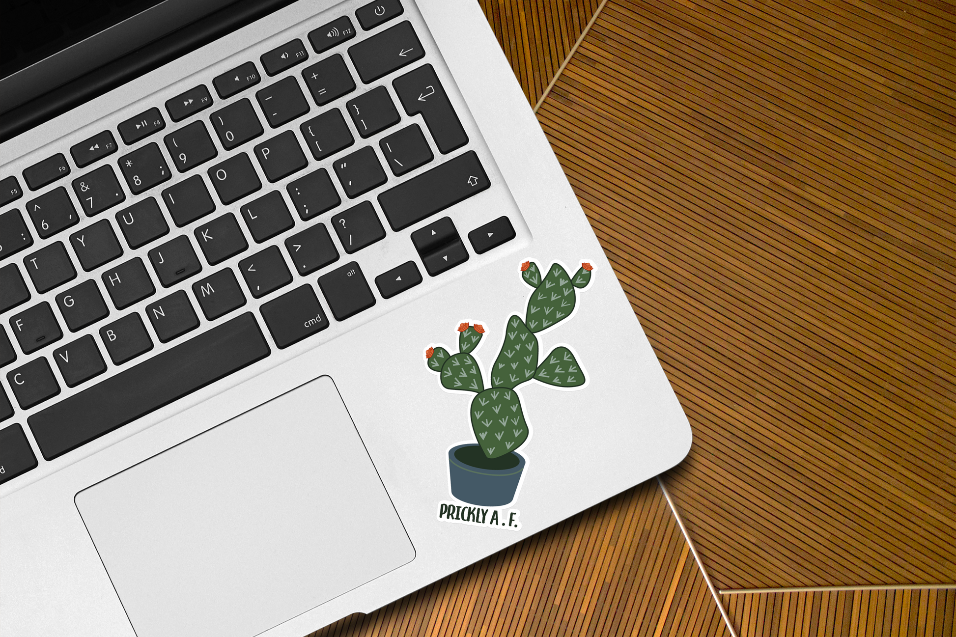 Products Prickly Af Vinyl Sticker| Cactus Cup Stickers | Desert Stickers | Dark Humor