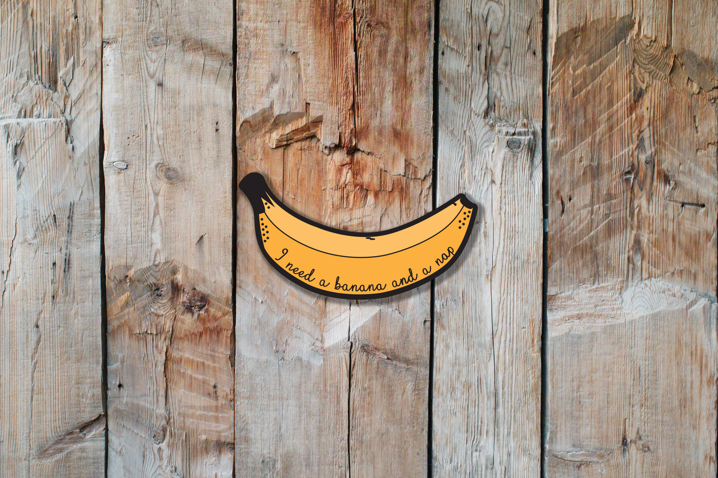 Banana and a Nap Sticker | Banana Sticker |