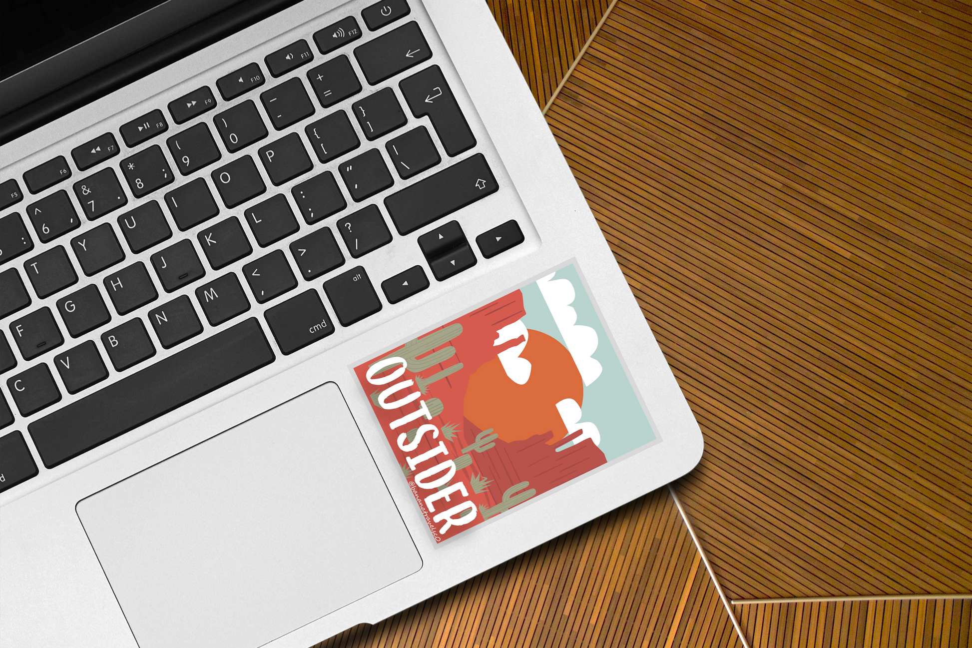 Outsider Vinyl Sticker | Monument Valley Arizona Sticker | Arizona Desert Trravel Sticker