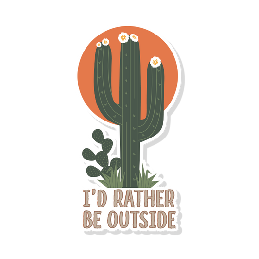 Saurgo Cactus Sticker| Arizona Cactus Stciker| Cactus Cup Stickers