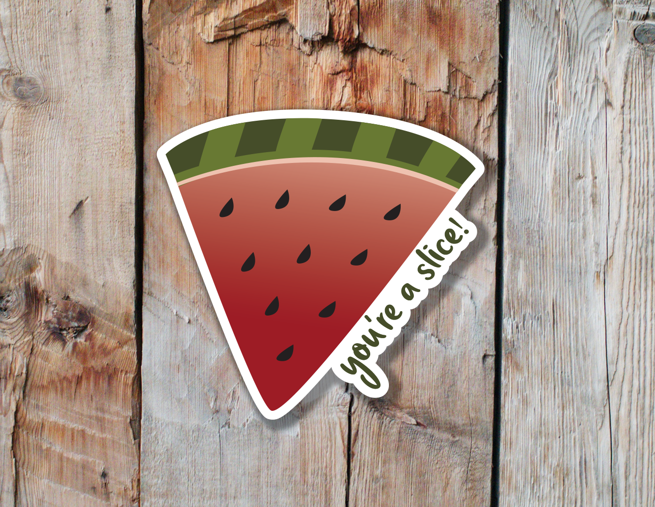 Watermelon Slice Sticker | Cute Summer Stickers | Fruit Stickers | You're a Slive Watermelon