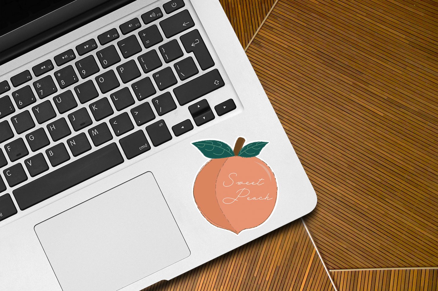Sweat Peach Vinyl Sticker