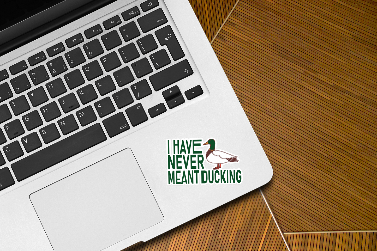 I've never meant ducking Sticker| Duck Sticker for Water Bottle |I meant Fuck Sticker| Grammer Sticker for Water Bottles | Humorous Decal