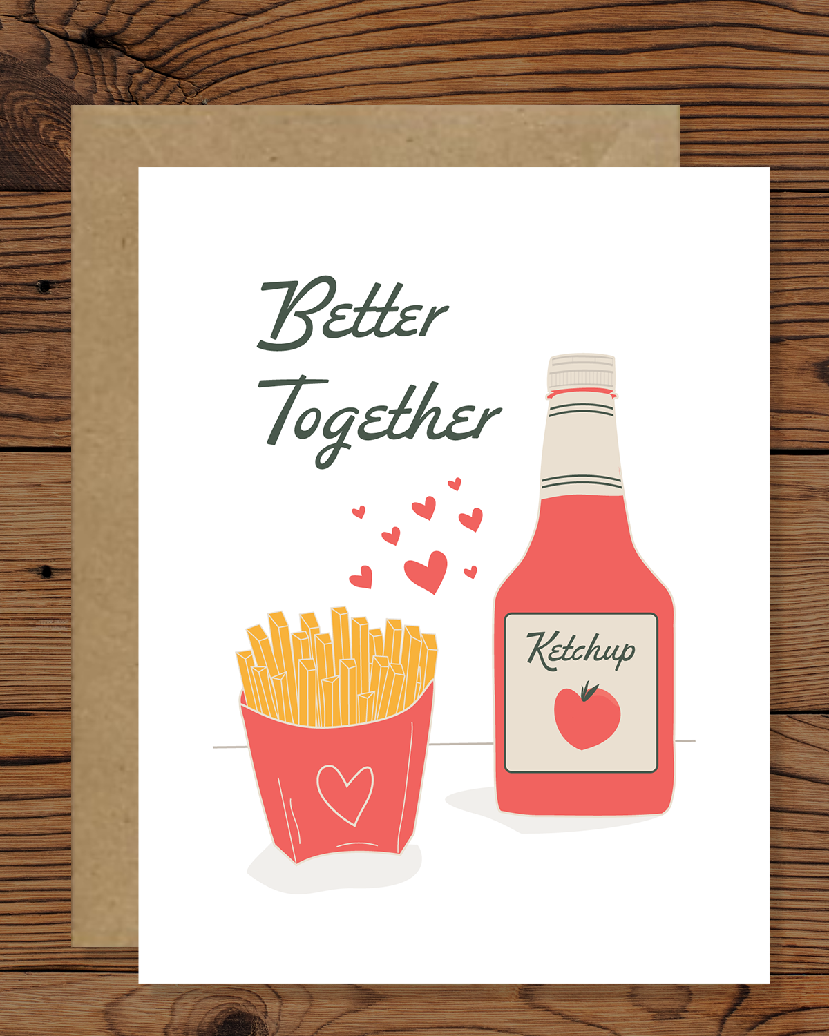 Better Together Valentines Day Card