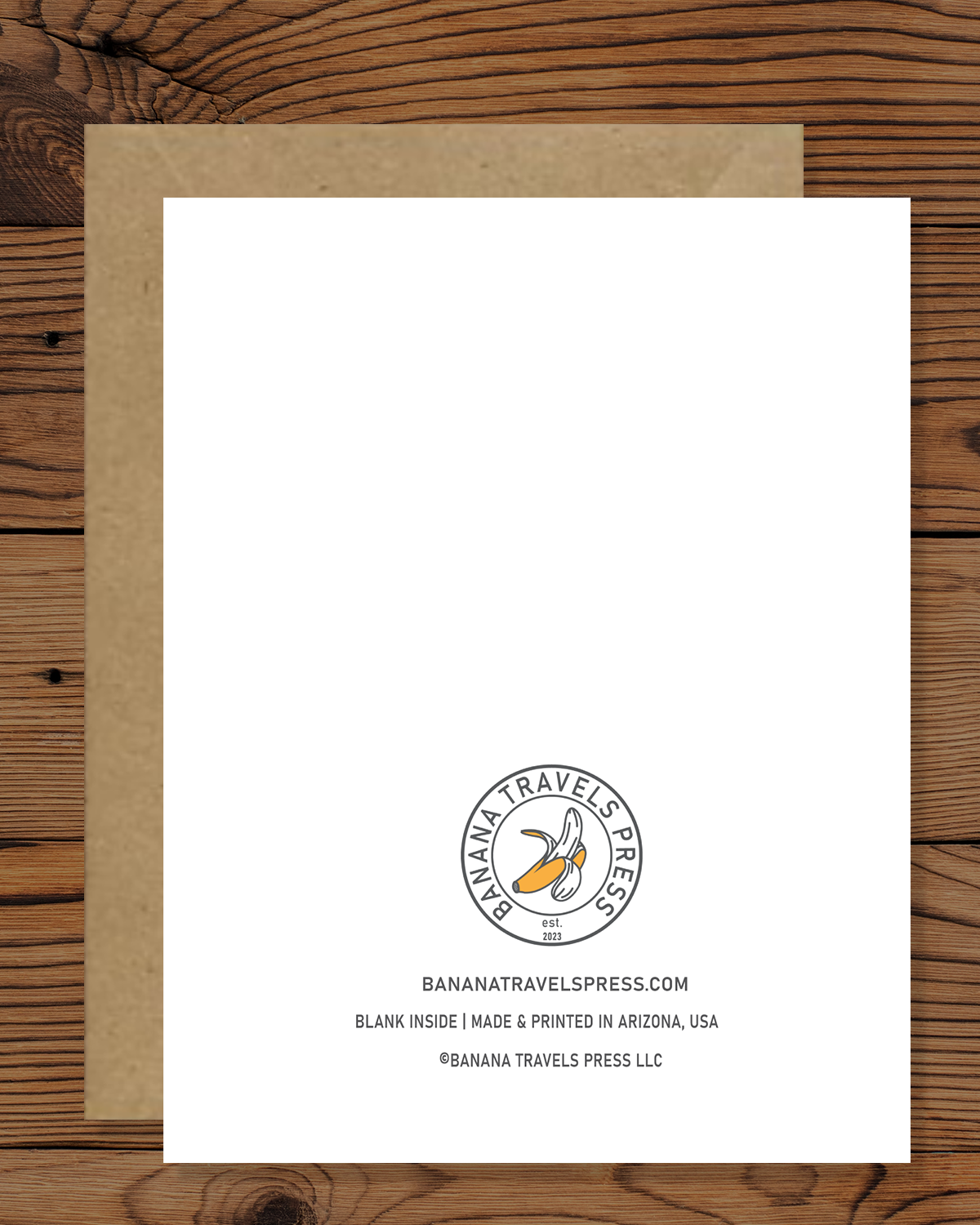 Banana Travels Press Greeting Cards