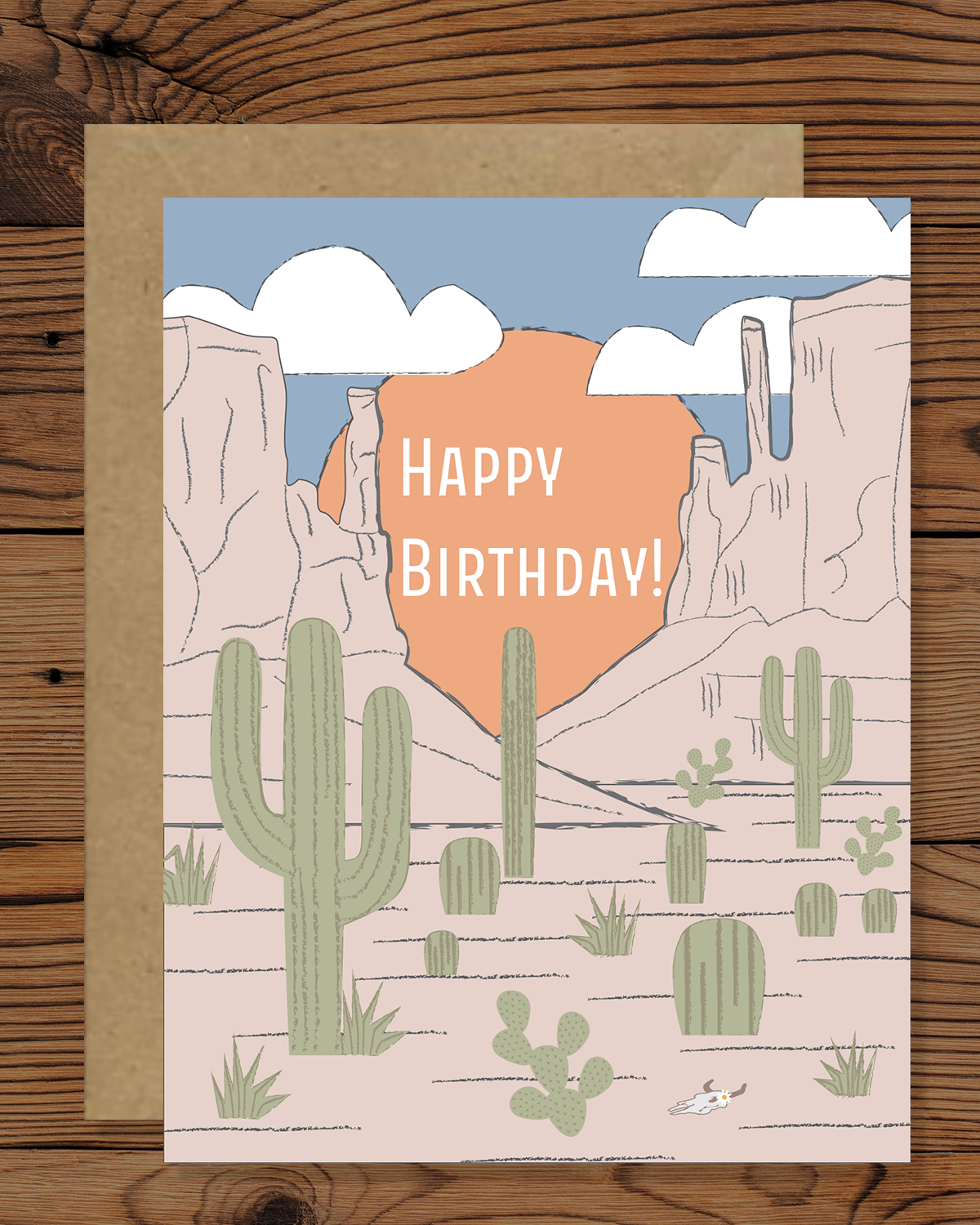 Monument Valley Birthday Card