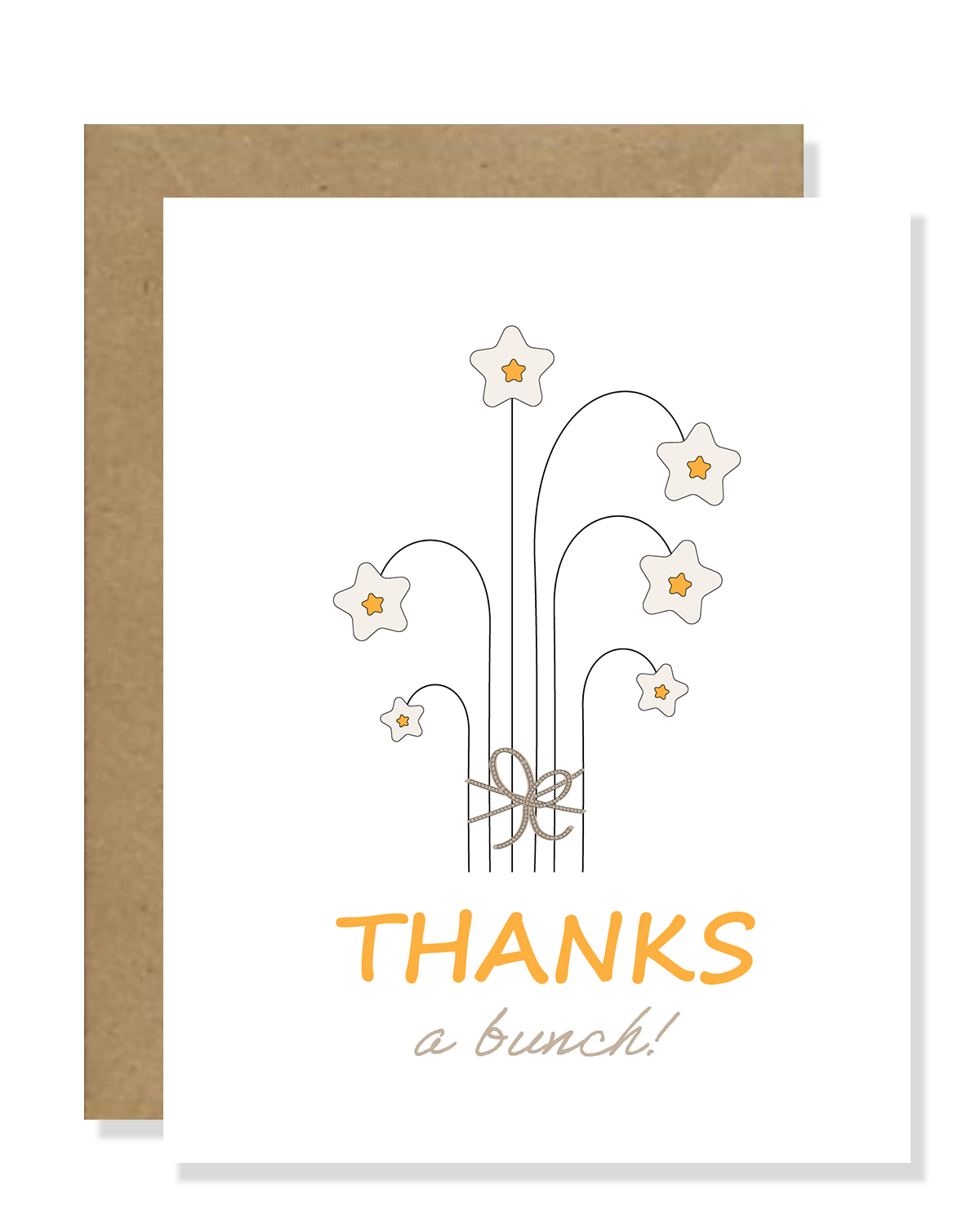 Minimalist Flower Thank You Card