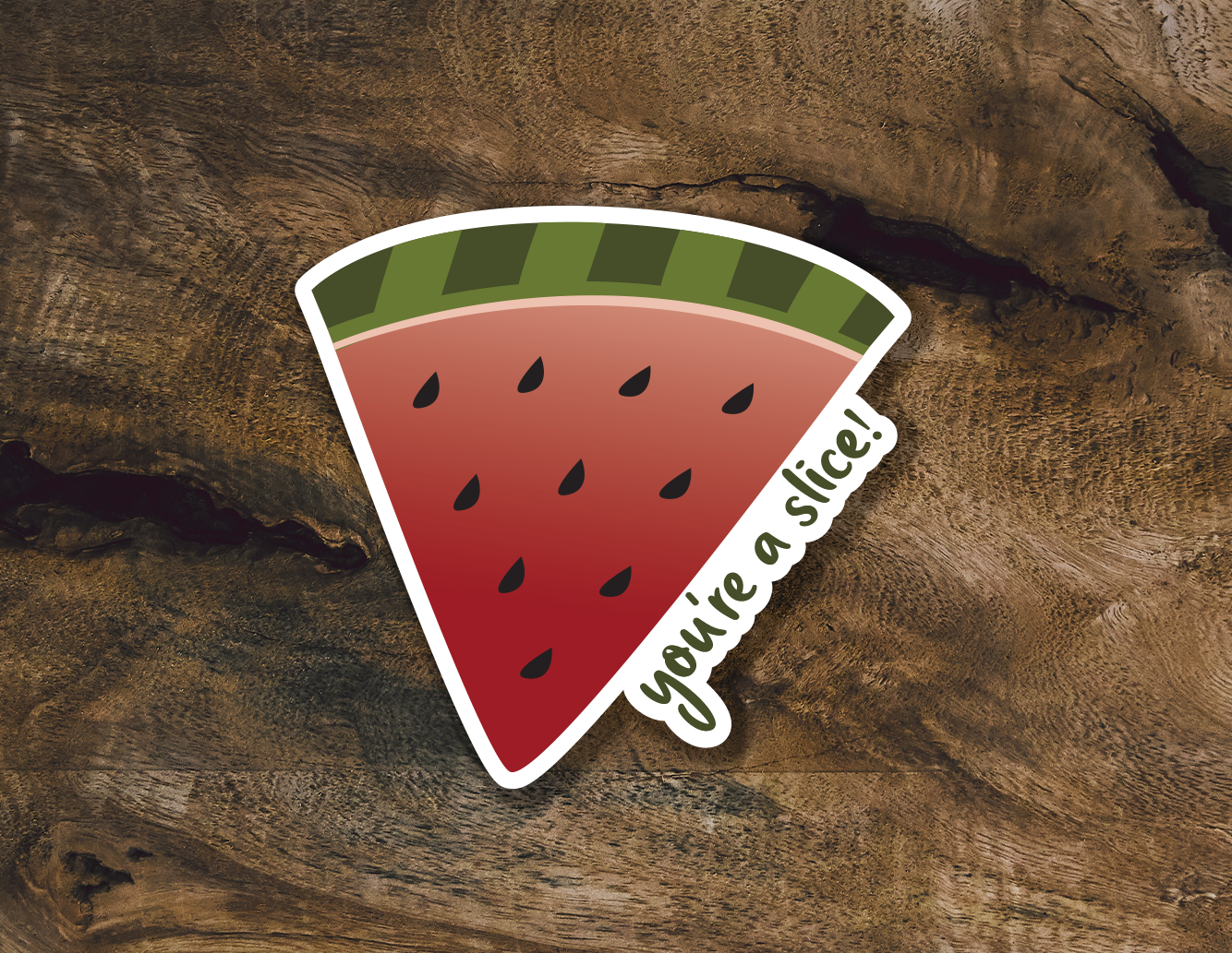 Watermelon Slice Sticker | Cute Summer Stickers | Fruit Stickers | You're a Slive Watermelon