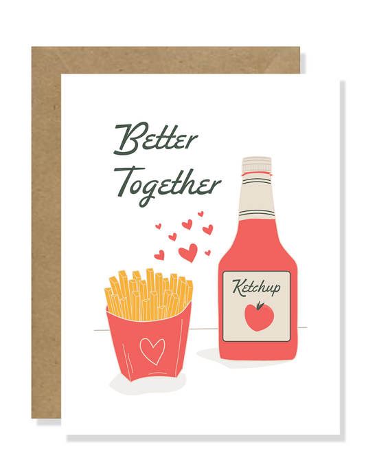 Better Together Valentines Day Card