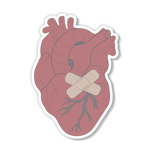 Hearts Heal Sticker